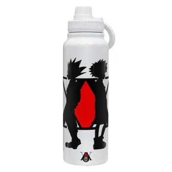 hunter x hunter, Θερμός 1L Ανοξείδωτο με Βάση Κινητού & Διπλά Τοιχώματα