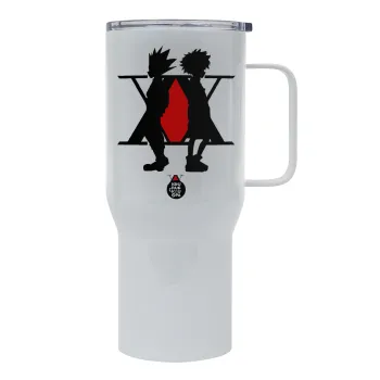 hunter x hunter, Tumbler με καπάκι, διπλού τοιχώματος (θερμό) 750L