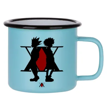 hunter x hunter, Κούπα Μεταλλική εμαγιέ ΜΑΤ σιέλ 360ml