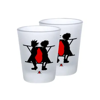 hunter x hunter, Σφηνοπότηρα γυάλινα 45ml του πάγου (2 τεμάχια)