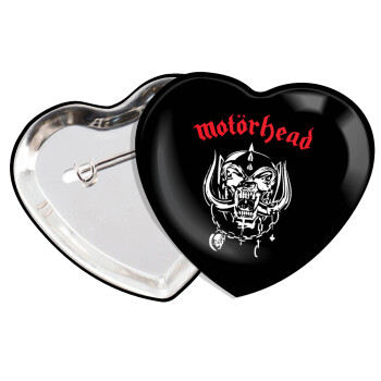motorhead, Κονκάρδα παραμάνα καρδιά (57x52mm)