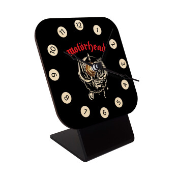 motorhead, Επιτραπέζιο ρολόι σε φυσικό ξύλο (10cm)