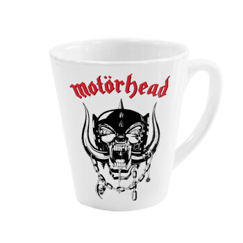 motorhead, Κούπα κωνική Latte Λευκή, κεραμική, 300ml