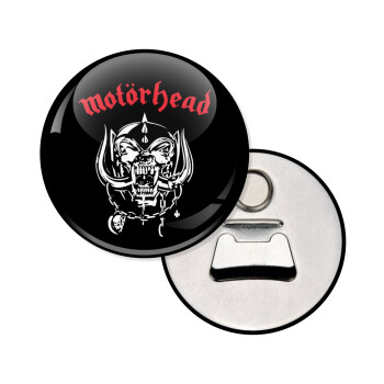 motorhead, Μαγνητάκι και ανοιχτήρι μπύρας στρογγυλό διάστασης 5,9cm