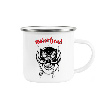 motorhead, Κούπα Μεταλλική εμαγιέ λευκη 360ml