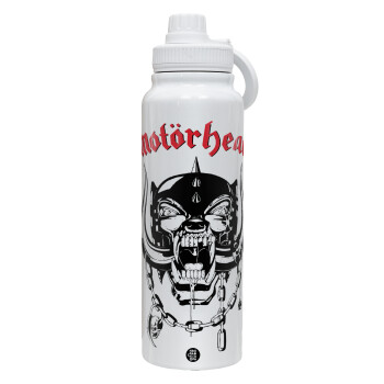 motorhead, Θερμός 1L Ανοξείδωτο με Βάση Κινητού & Διπλά Τοιχώματα