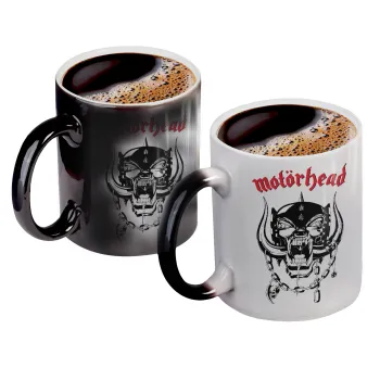 motorhead, Κούπα Μαγική, κεραμική, 330ml που αλλάζει χρώμα με το ζεστό ρόφημα
