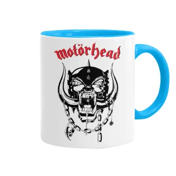 motorhead, Mug colored light blue, ceramic, 330ml