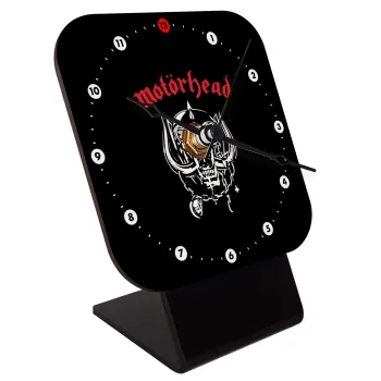 motorhead, Επιτραπέζιο ρολόι ξύλινο με δείκτες (10cm)