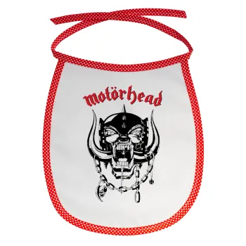 motorhead, Σαλιάρα μωρού αλέκιαστη με κορδόνι Κόκκινη