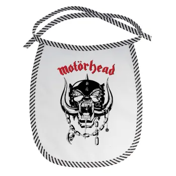 motorhead, Σαλιάρα μωρού αλέκιαστη με κορδόνι Μαύρη