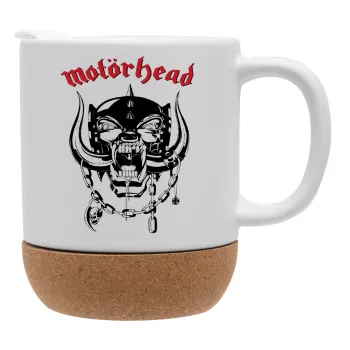 motorhead, Κούπα, κεραμική με βάση φελού και καπάκι (ΜΑΤ), 330ml