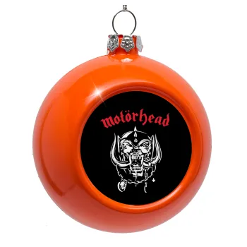 motorhead, Στολίδι Χριστουγεννιάτικη μπάλα δένδρου Πορτοκαλί 8cm