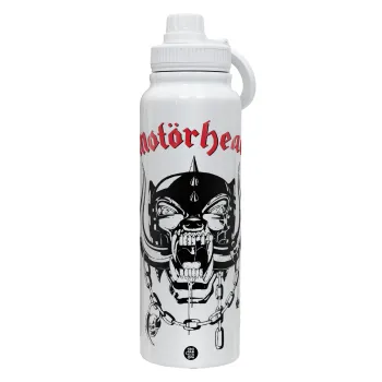 motorhead, Θερμός 1L Ανοξείδωτο με Βάση Κινητού & Διπλά Τοιχώματα