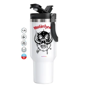 motorhead, Mega Stainless steel Tumbler with lid, double wall 1,2L