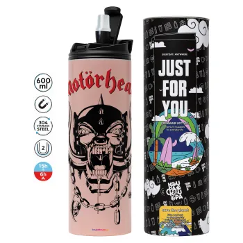 motorhead, Tumbler stainless steel PINK 600ml