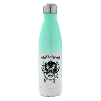 motorhead, Metal mug thermos Green/White (Stainless steel), double wall, 500ml