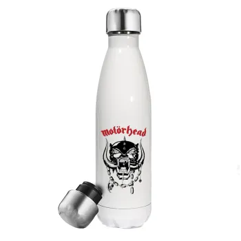 motorhead, Metal mug thermos White (Stainless steel), double wall, 500ml