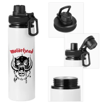motorhead, Metal water bottle with safety cap, aluminum 850ml