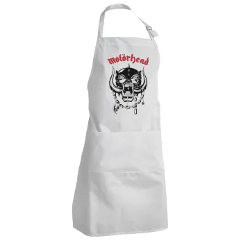 motorhead, Adult Chef Apron (with sliders and 2 pockets)