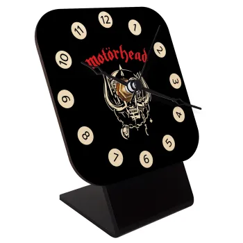 motorhead, Quartz Table clock in natural wood (10cm)