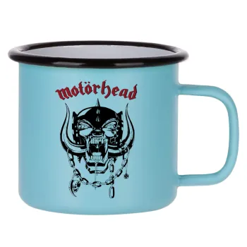 motorhead, Κούπα Μεταλλική εμαγιέ ΜΑΤ σιέλ 360ml