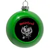 Green Christmas tree ornament bauble 8cm