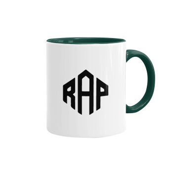 RAP, Mug colored green, ceramic, 330ml