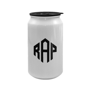 RAP, Κούπα ταξιδιού μεταλλική με καπάκι (tin-can) 500ml