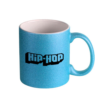 hiphop, Κούπα Σιέλ Glitter που γυαλίζει, κεραμική, 330ml