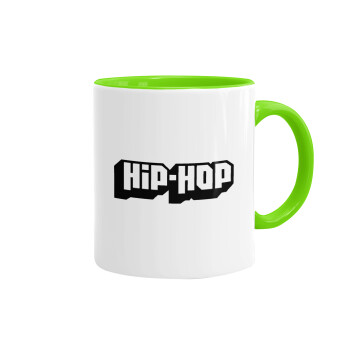 hiphop, Mug colored light green, ceramic, 330ml