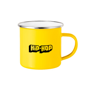 hiphop, Κούπα Μεταλλική εμαγιέ Κίτρινη 360ml