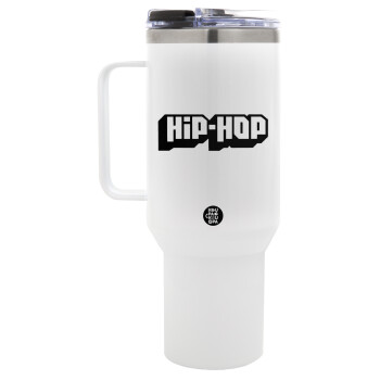 hiphop, Mega Tumbler με καπάκι, διπλού τοιχώματος (θερμό) 1,2L