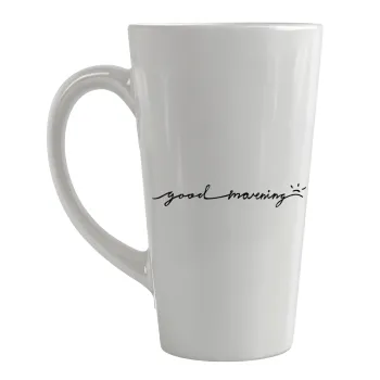 Good morning, Κούπα κωνική Latte Μεγάλη, κεραμική, 450ml