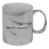 Κούπα κεραμική, marble style (μάρμαρο), 330ml