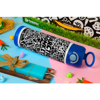 Arctic Monkeys, Easter candle, Childrens hot water bottle, stainless steel, with safety straw, BLUE (500ml)