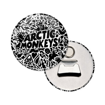 Arctic Monkeys, Μαγνητάκι και ανοιχτήρι μπύρας στρογγυλό διάστασης 5,9cm