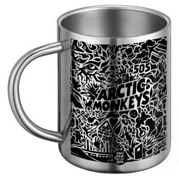 Arctic Monkeys, Ανοξείδωτη Μεταλλική Κούπα 450ml - Διπλού Τοιχώματος
