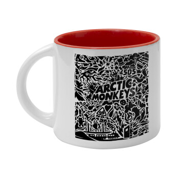 Arctic Monkeys, Κούπα κεραμική 400ml Λευκή/Κόκκινη