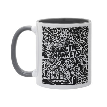 Arctic Monkeys, Mug colored grey, ceramic, 330ml