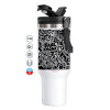 Mega Stainless steel Tumbler with lid, double wall 1,2L
