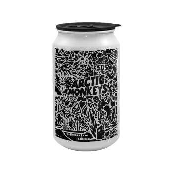 Arctic Monkeys, Κούπα ταξιδιού μεταλλική με καπάκι (tin-can) 500ml