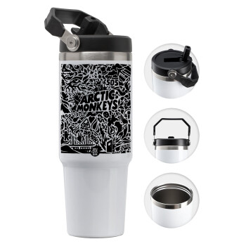Arctic Monkeys, 30oz stainless Steel Tumbler with Handle