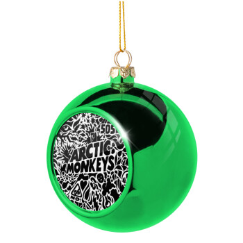Arctic Monkeys, Χριστουγεννιάτικη μπάλα δένδρου Πράσινη 8cm