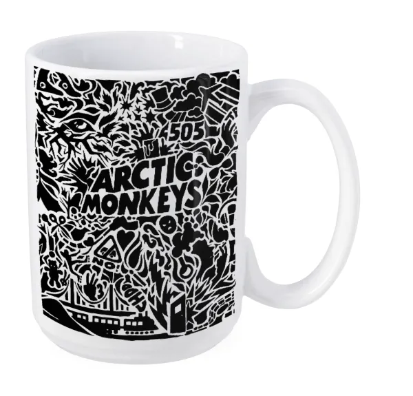 Arctic Monkeys — Mega mug, ceramic, 450ml