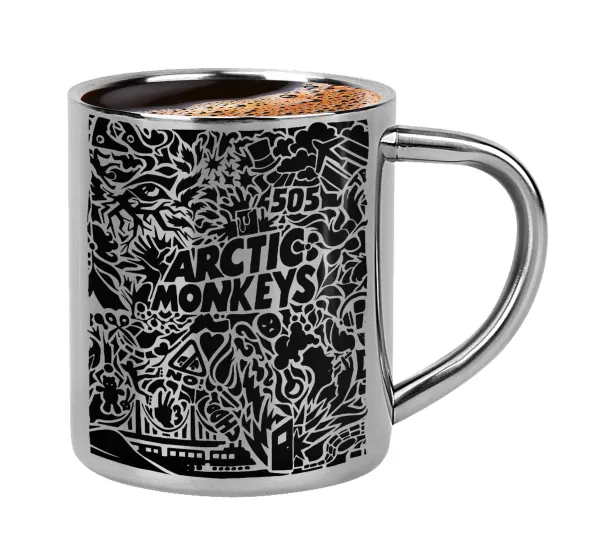 Arctic Monkeys — Double-wall metal cup for espresso (220ml)