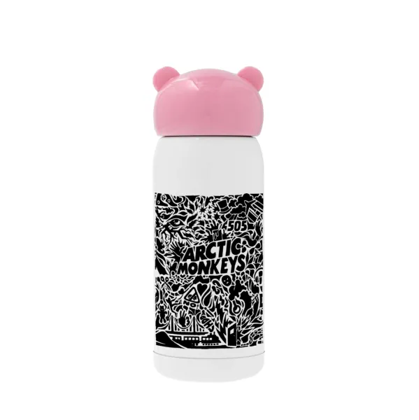Arctic Monkeys — Ροζ ανοξείδωτο παγούρι θερμό (Stainless steel), 320ml