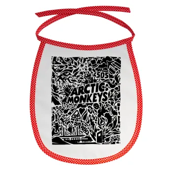 Arctic Monkeys, Σαλιάρα μωρού αλέκιαστη με κορδόνι Κόκκινη