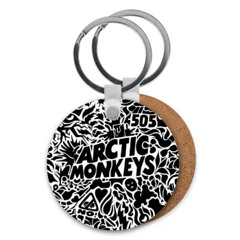 Arctic Monkeys, Μπρελόκ Ξύλινο στρογγυλό MDF Φ5cm