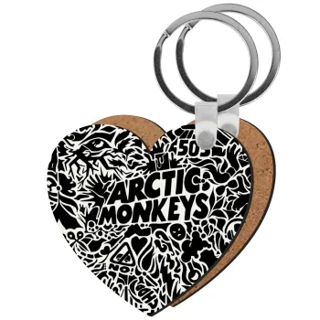 Arctic Monkeys, Μπρελόκ Ξύλινο καρδιά MDF